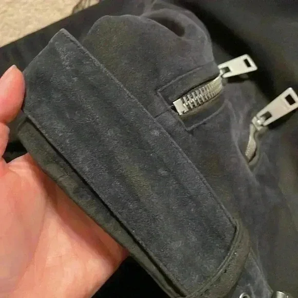 Levis Faux Suede Moto Jacket - Picture 8 of 8